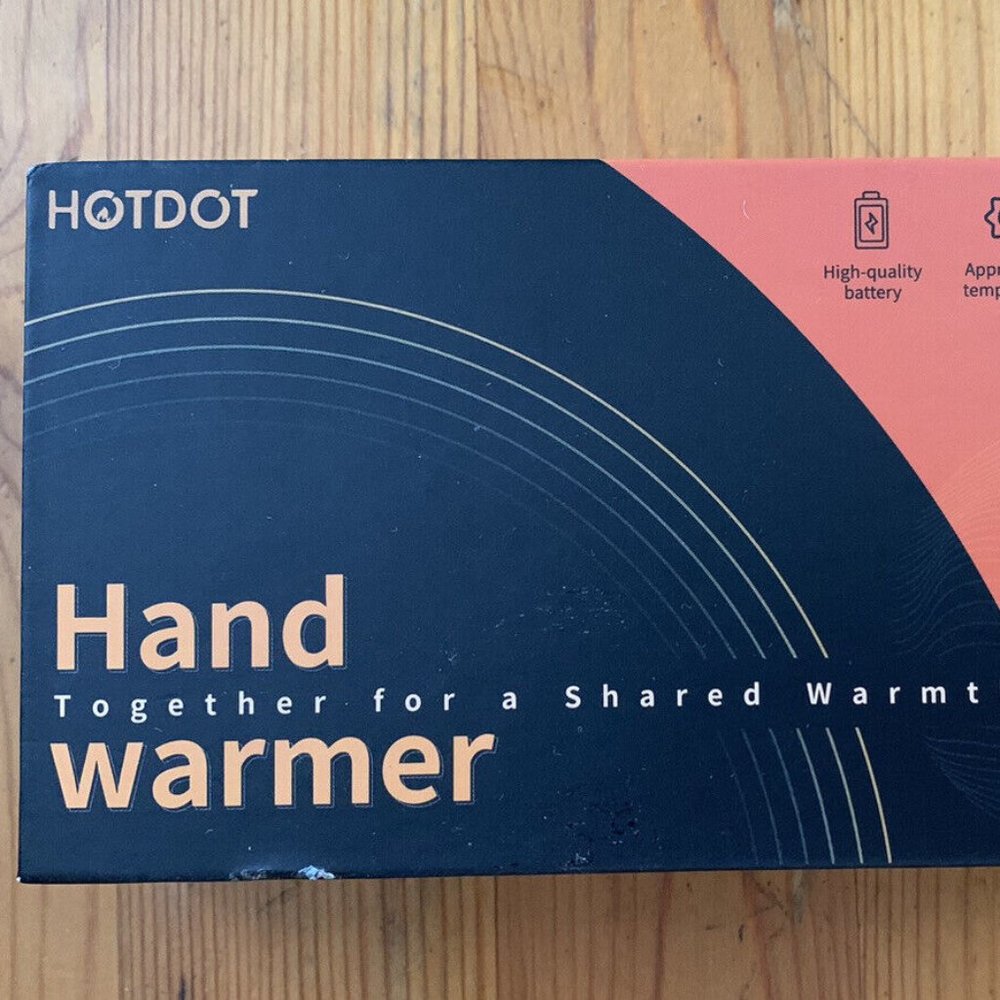 NIB Hotdot Hand Warmers Rechargeable Electric Warmer Reusable 5200Mah Portable